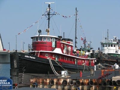 A tugboat in Sturgeon Bay